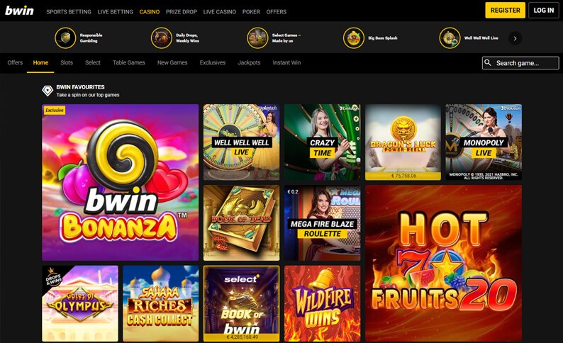 Bwin Crazy Time Spel